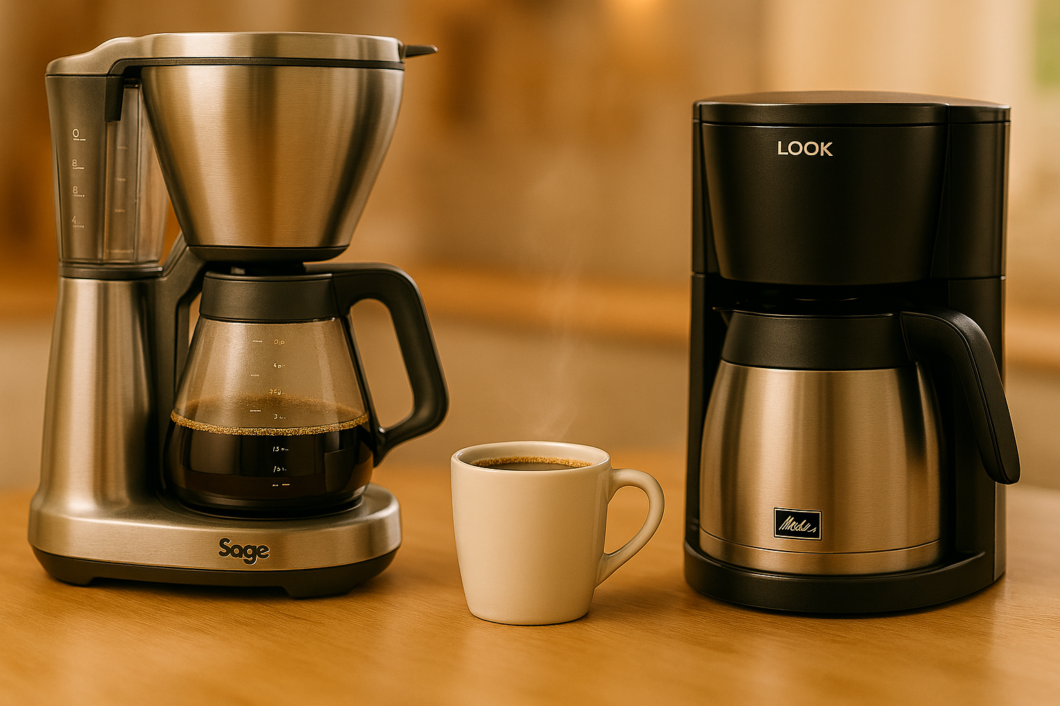 Sage The Precision Brewer vs Melitta Look V: ¿Es tanta la diferencia?
